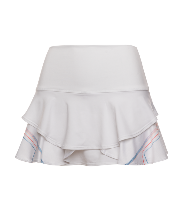 k swiss FLOUNCE SKIRT-13" WHITE