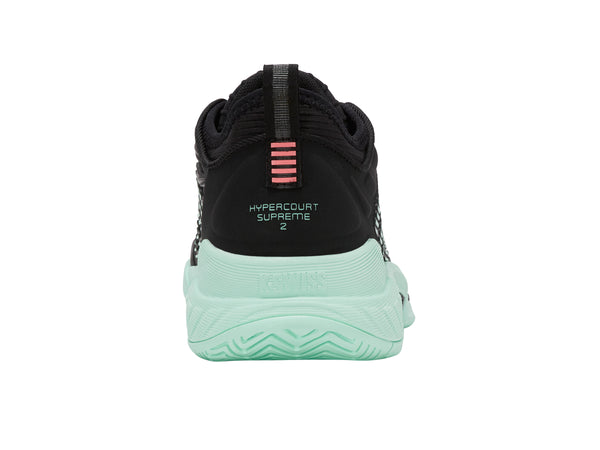 K Swiss HYPERCOURT SUPREME 2 BLACK/NEON MINT