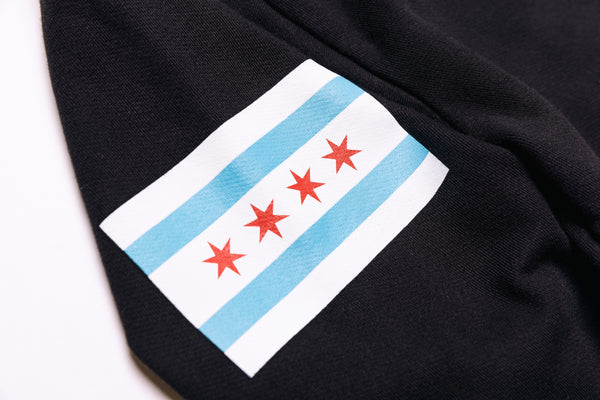 K Swiss LEADERS X K-SWISS WARM UP HOODIE BLACK