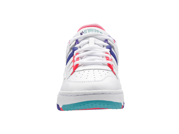 K Swiss MATCH RIVAL WHITE/BLUE TURQUOISE/FLUO PINK