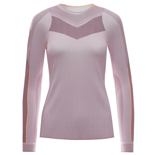 k swiss PLEATED L/S CREW PLUM