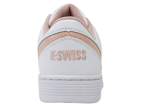K Swiss RAMLI COURT WHITE/SNAKE/CAMEO ROSE