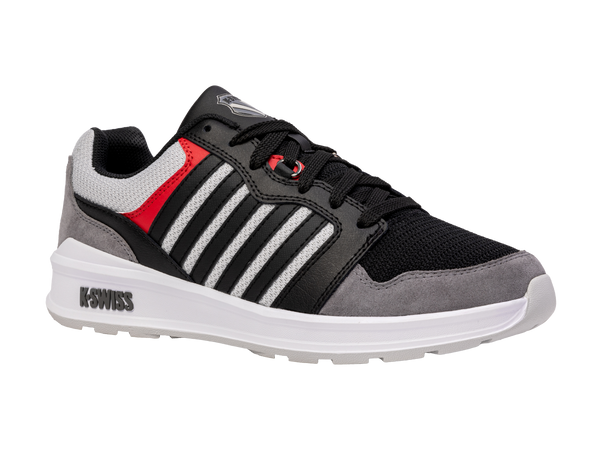 K Swiss RIVAL TRAINER T BLACK/LUNAR ROCK/MARS RED