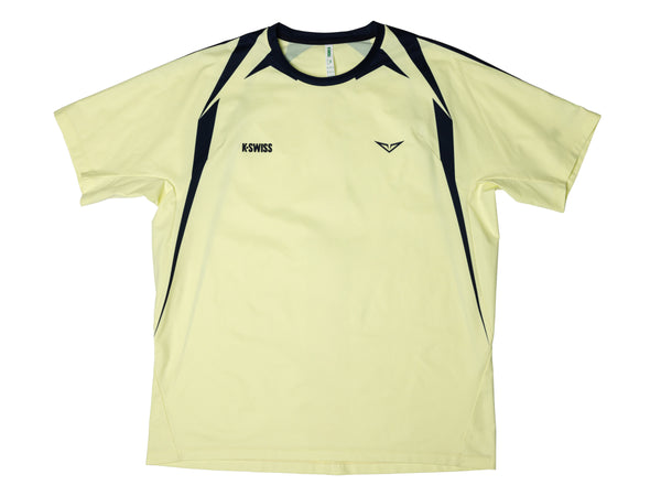 k swiss RUBLEV US OPEN SHIRT YELLOW/BLUE
