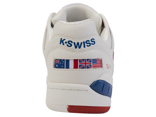 K Swiss SI-18 PREMIUM WHITE/MARS RED/FEDERAL BLUE