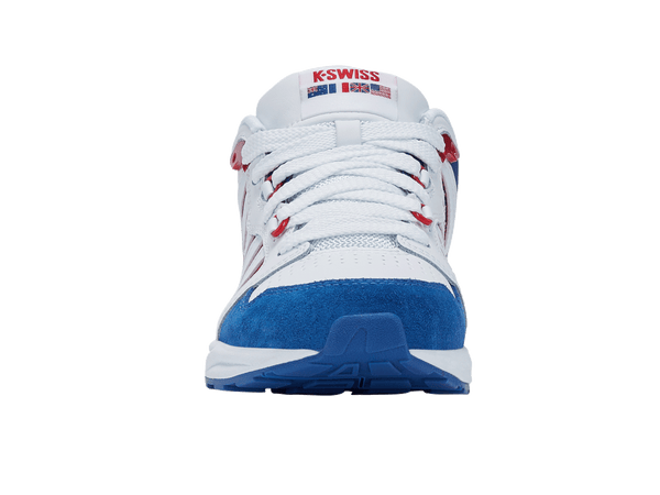 K Swiss SI-18 RANNELL WHITE/BLUE/RED/SULPHUR