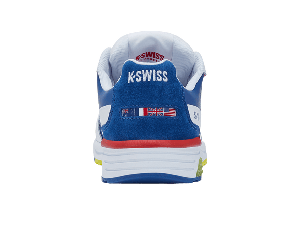 K Swiss SI-18 RANNELL WHITE/BLUE/RED/SULPHUR