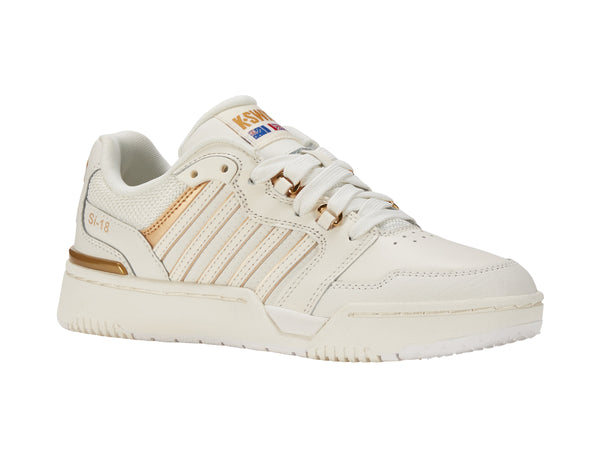K Swiss SI-18 RIVAL SNOW WHITE/GOLD
