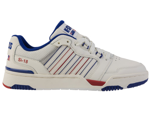 k swiss SI-18 RIVAL SNOW WHITE/NAVY/RED