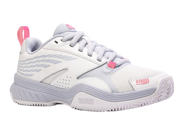 K Swiss SPEEDEX PADEL WHITE/ARCTIC ICE/NEON PINK