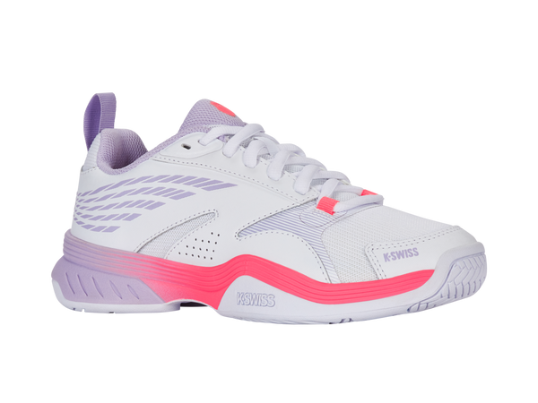 K Swiss SPEEDEX WHITE/ORCHID PETAL/NEON BLAZE