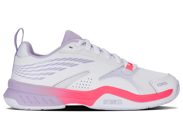 k swiss SPEEDEX WHITE/ORCHID PETAL/NEON BLAZE