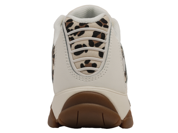 K Swiss ST329 CMF SNOW WHITE/LEOPARD/GUM