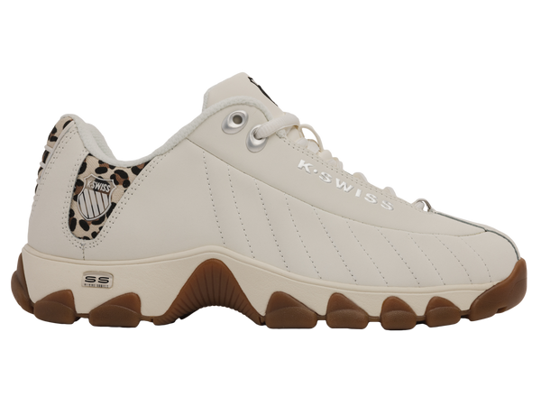 k swiss ST329 CMF SNOW WHITE/LEOPARD/GUM