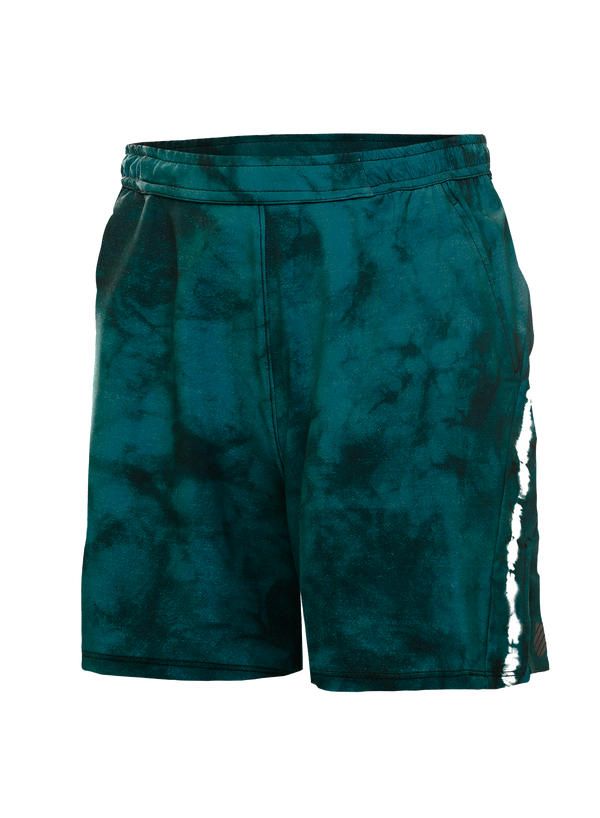 k swiss TIDE DYE SHORT-7" EVERGREEN