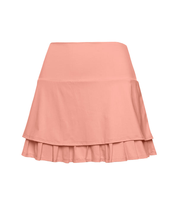 k swiss TIER PLEAT SKIRT-14" PEACH