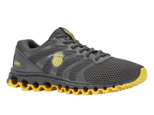 K Swiss TUBES 200 CHARCOAL/NEON YELLOW/SPECKLE