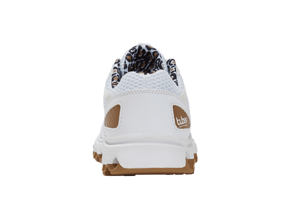 K Swiss TUBES 200 WHITE/BROWN SUGAR/LEOPARD