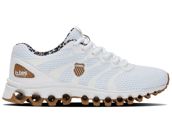 k swiss TUBES 200 WHITE/BROWN SUGAR/LEOPARD