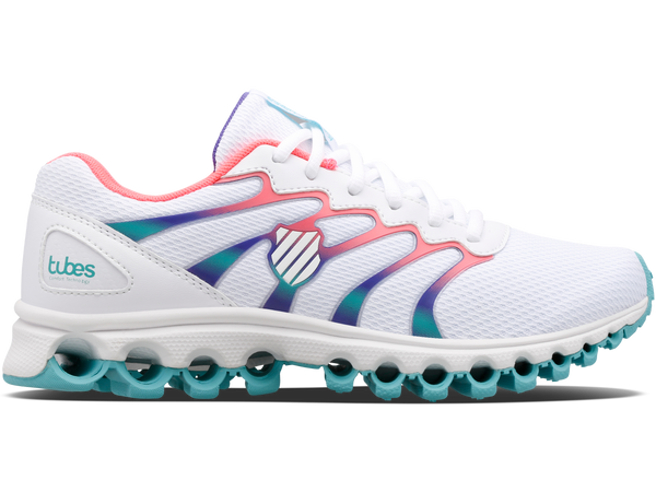 k swiss TUBES 200 WHITE/FLUO PINK/BLUE TURQUOISE