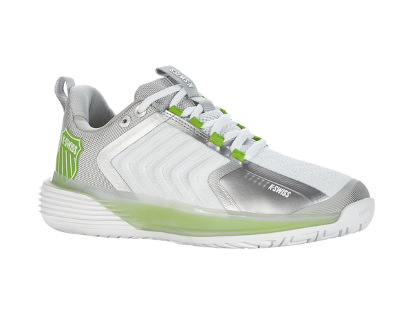 K Swiss ULTRASHOT 3 WHITE/GRAY VIOLET/LIME GREEN