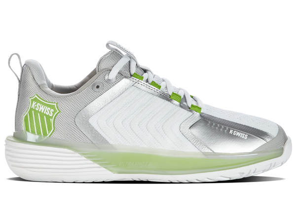 k swiss ULTRASHOT 3 WHITE/GRAY VIOLET/LIME GREEN