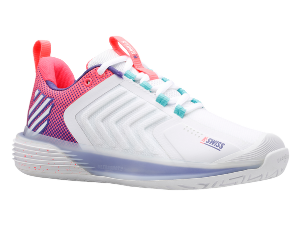 K Swiss ULTRASHOT 3 WHITE/LIBERTY/FLUO PINK