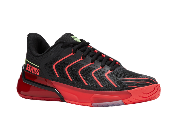 K Swiss ULTRASHOT 4 BLACK/NEON LAVA/CHILI PEPPER