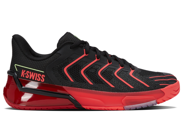 k swiss ULTRASHOT 4 BLACK/NEON LAVA/CHILI PEPPER