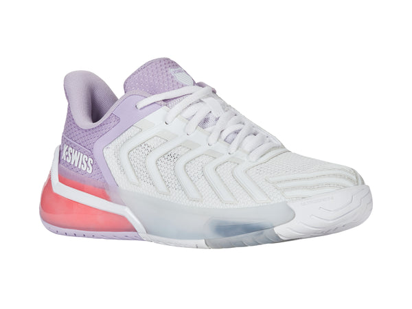 K Swiss ULTRASHOT 4 WHITE/ORCHID PETAL/NEON BLAZE