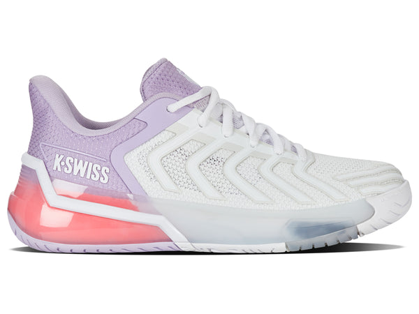 k swiss ULTRASHOT 4 WHITE/ORCHID PETAL/NEON BLAZE