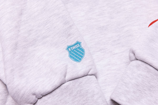 K Swiss LEADERS X K-SWISS WARM UP HOODIE HEATHER GREY