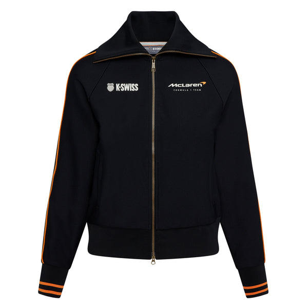 k swiss MCLAREN F1 TEAM VINTAGE SOFT TRACK JACKET BLACK