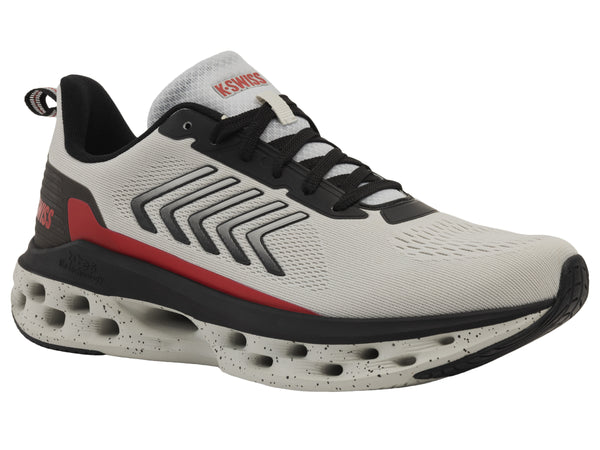 K Swiss MELROSE TUBES LITE OYSTER MUSHROOM/BLACK/MARS RED