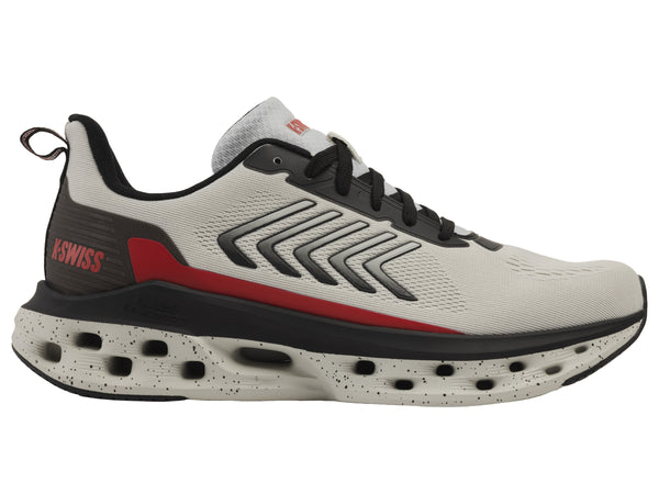 k swiss MELROSE TUBES LITE OYSTER MUSHROOM/BLACK/MARS RED