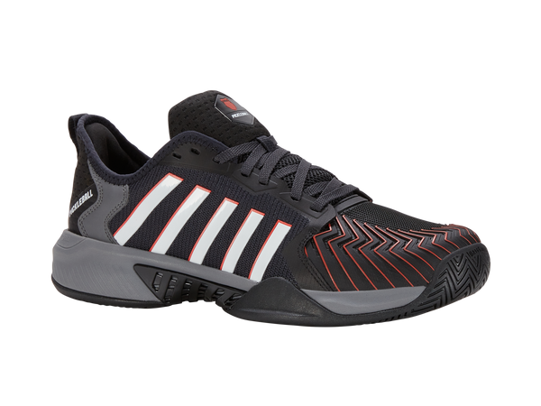 K Swiss PICKLEBALL SUPREME JET BLACK/STEEL GRAY/SPICY ORANGE
