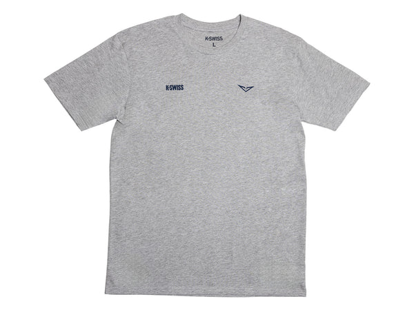 k swiss RUBLEV PLAY FOR THE LIGHT TEE ATHLETIC HEATHER