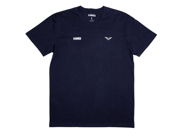 k swiss RUBLEV PLAY FOR THE LIGHT TEE MIDNIGHT BLUE