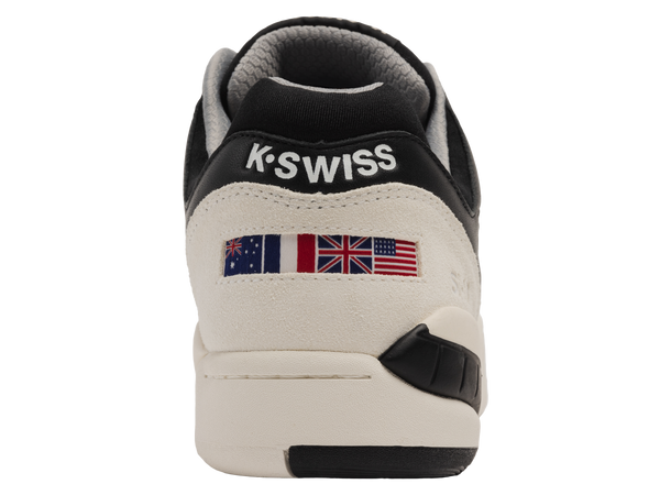 K Swiss SI-18 INTERNATIONAL C BLACK/SNOW WHITE/BLANC DE BLANC
