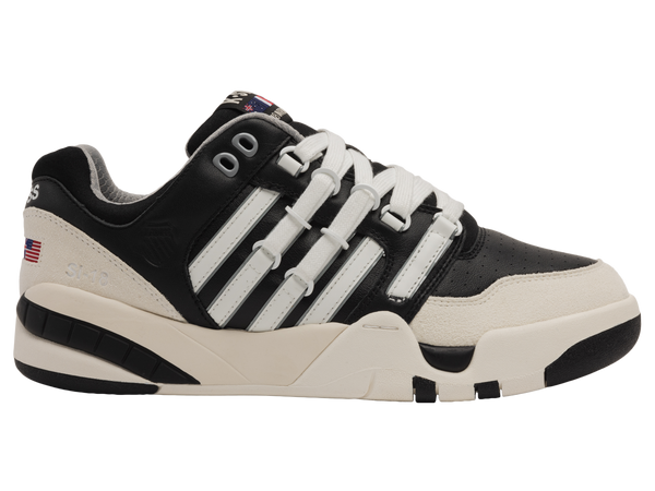 k swiss SI-18 INTERNATIONAL C BLACK/SNOW WHITE/BLANC DE BLANC