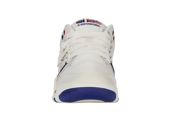K Swiss SI-18 INTERNATIONAL C BRILLIANT WHITE/CLASSIC BLUE/RED