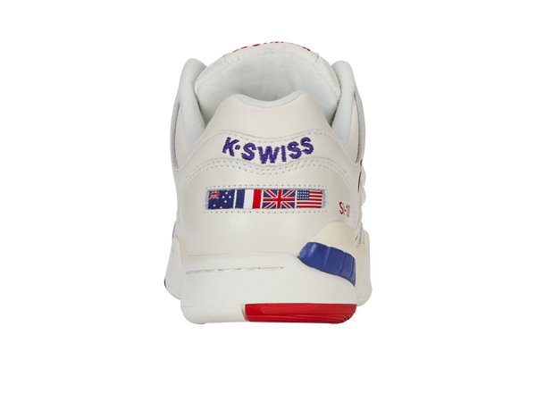 K Swiss SI-18 INTERNATIONAL C BRILLIANT WHITE/CLASSIC BLUE/RED