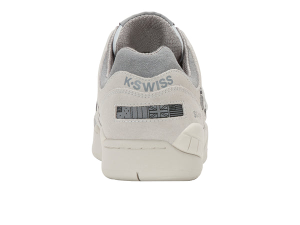 K Swiss SI-18 INTERNATIONAL SDE OYSTER MUSHROOM/ULTIMATE GRAY