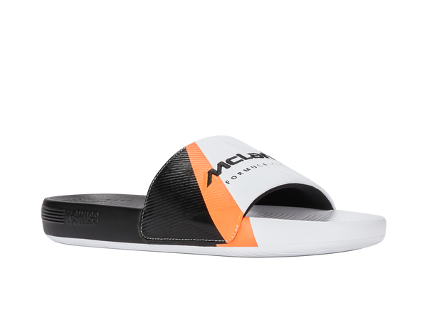 K Swiss SLIDE SANDAL X MCLAREN F1 TEAM WHITE/BLACK/PAPAYA