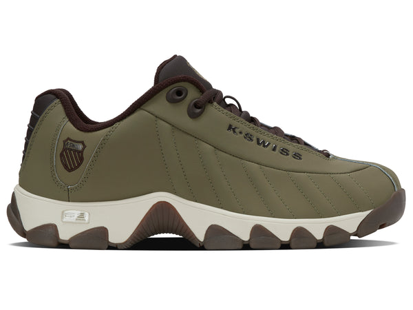k swiss ST329 CMF BURNT OLIVE/LIGHT GRAY/BLACK COFFEE/DARK GUM