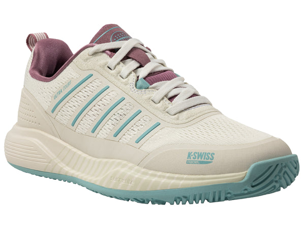 K Swiss ULTRA COURT PADEL WHITE/LILAS/PASTEL TURQUOISE