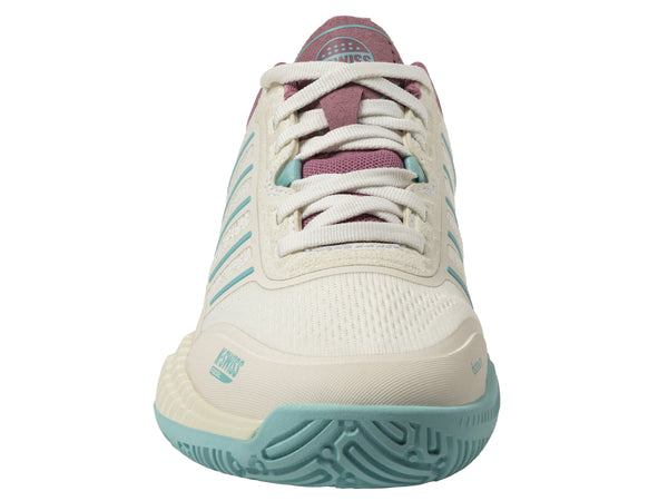 K Swiss ULTRA COURT PADEL WHITE/LILAS/PASTEL TURQUOISE