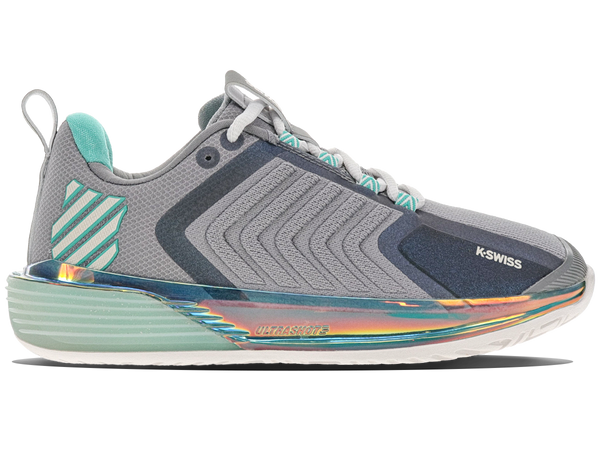 k swiss ULTRASHOT 3 ALLOY/BRILLIANT WHITE/ TURQUOISE