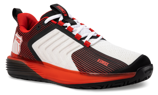 K Swiss ULTRASHOT 3 BRIGHT WHITE/STRETCH LIMO/HIGH RISK RED