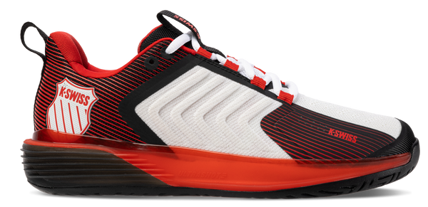 k swiss ULTRASHOT 3 BRIGHT WHITE/STRETCH LIMO/HIGH RISK RED